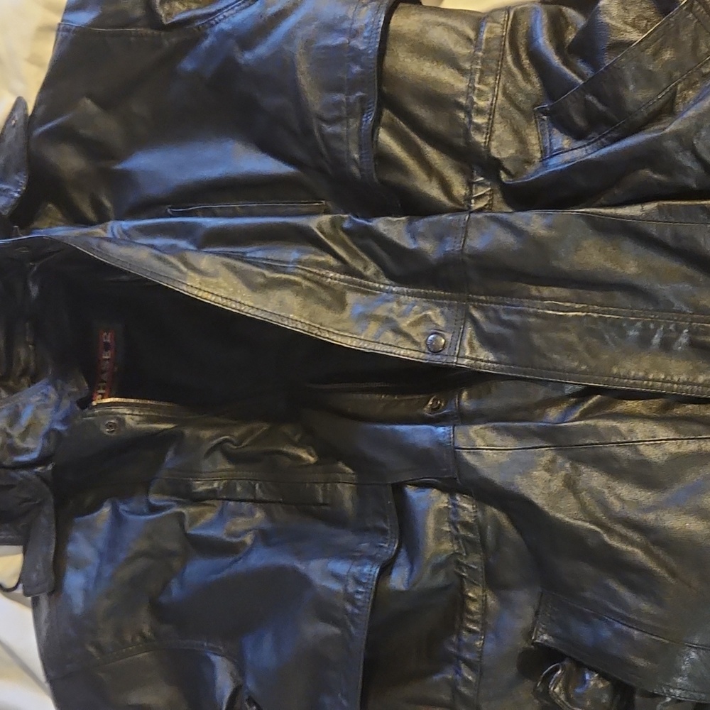 Phase 2 3X leather coat